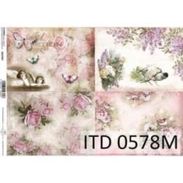 Decoupagepapier ITD D0578M