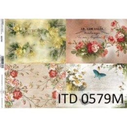 Decoupagepapier ITD D0579M