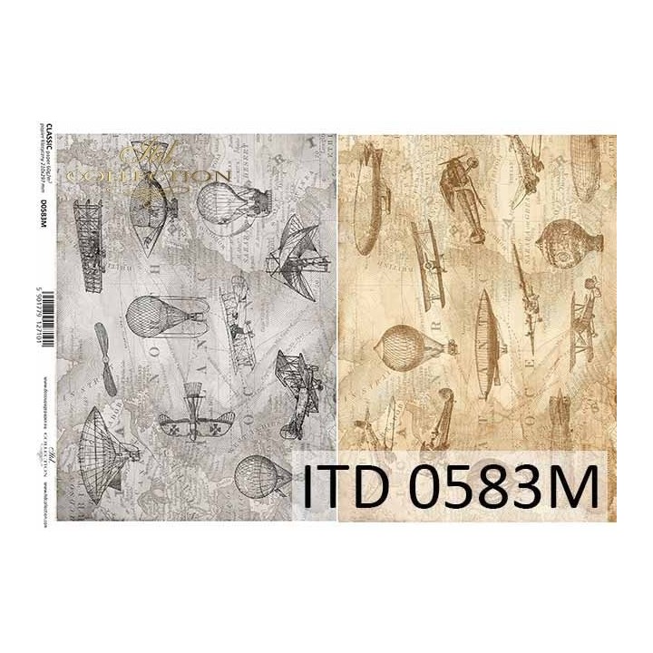 Decoupagepapier ITD D0583M