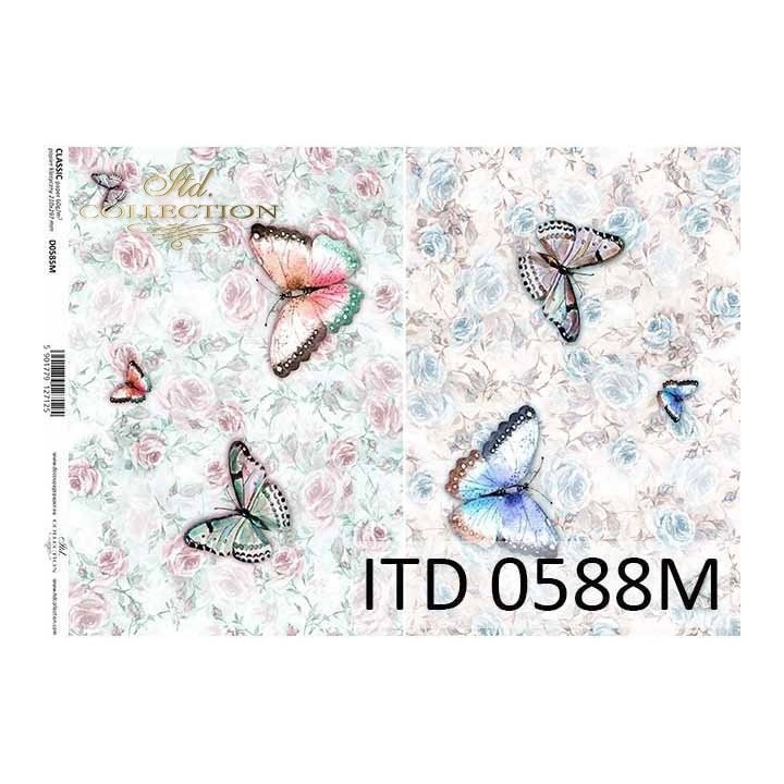 Decoupagepapier ITD D0588M