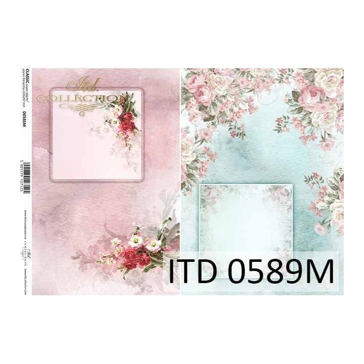 Decoupagepapier ITD D0589M