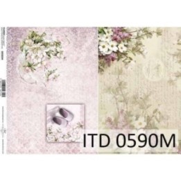 Decoupagepapier ITD D0590M