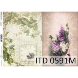 Decoupagepapier ITD D0591M