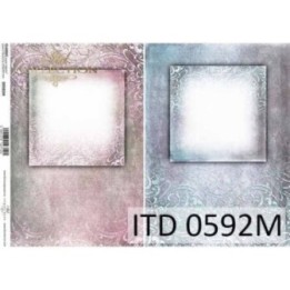 Decoupagepapier ITD D0592M