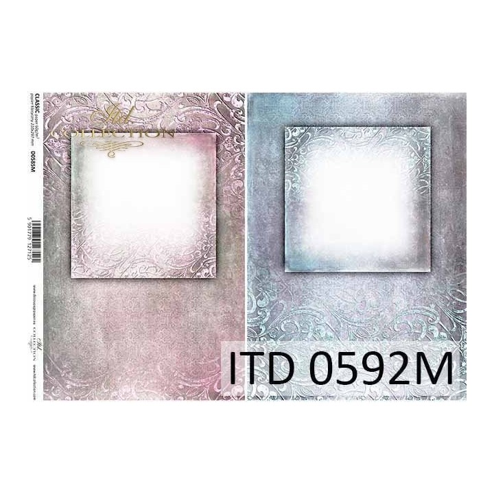 Decoupagepapier ITD D0592M