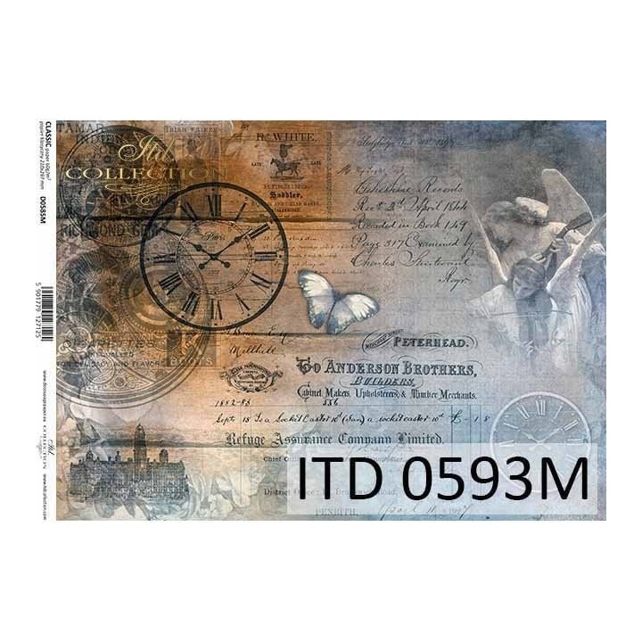 Decoupagepapier ITD D0593M