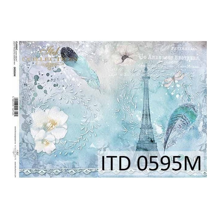 Decoupagepapier ITD D0595M