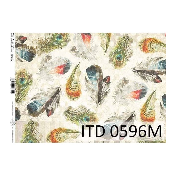 Decoupagepapier ITD D0596M