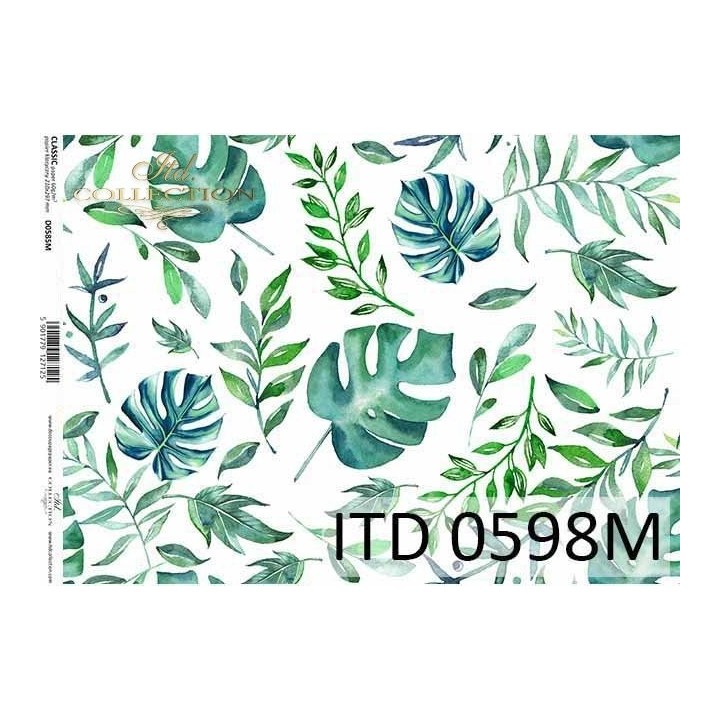 Decoupagepapier ITD D0598M
