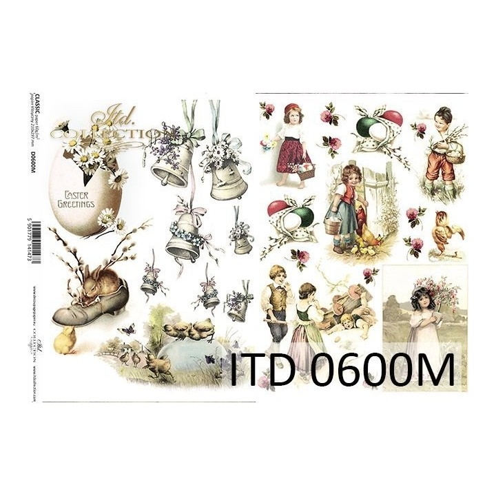 Decoupagepapier ITD D0600M