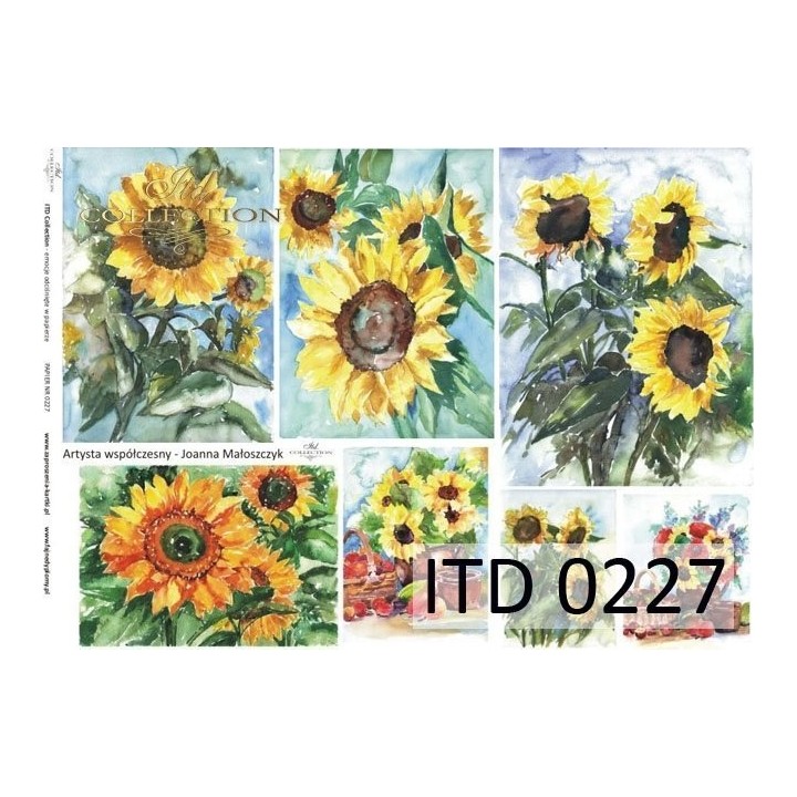 Decoupagepapier ITD D0227M