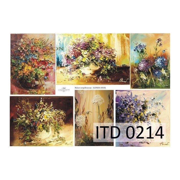 Decoupagepapier ITD D0214M