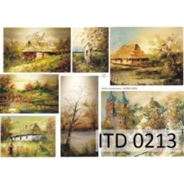 Decoupagepapier ITD D0213M