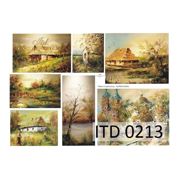 Decoupagepapier ITD D0213M