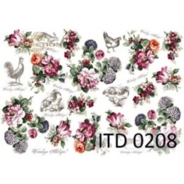 Decoupagepapier ITD D0208M