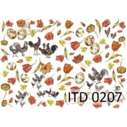 Decoupagepapier ITD D0207M