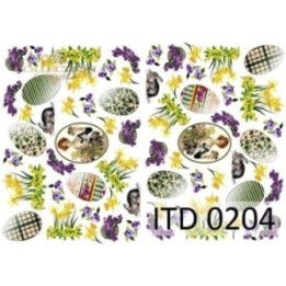 Decoupagepapier ITD D0204M
