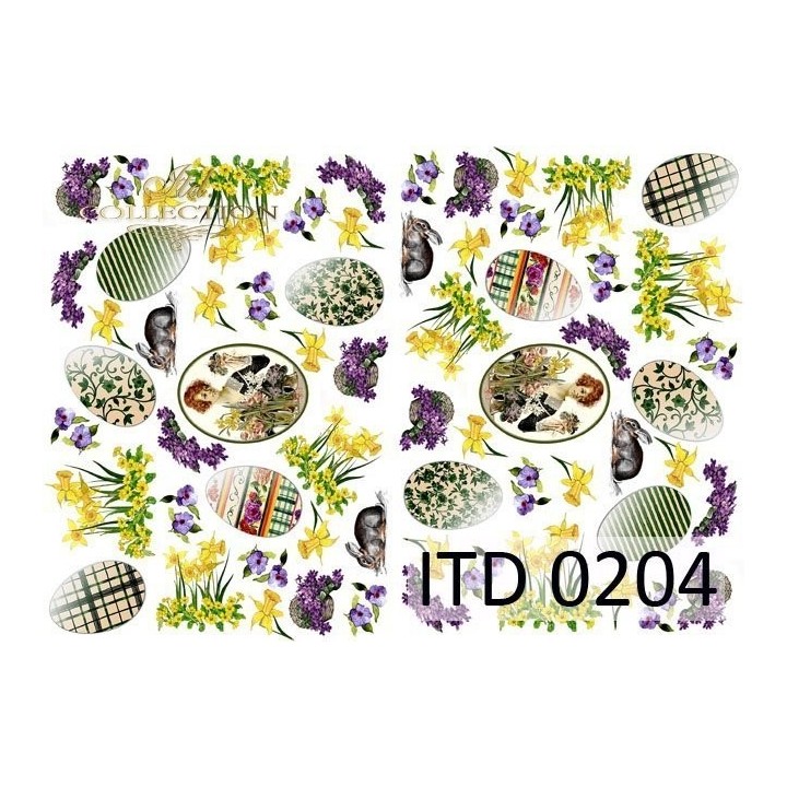 Decoupagepapier ITD D0204M