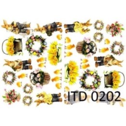 Decoupagepapier ITD D0202M
