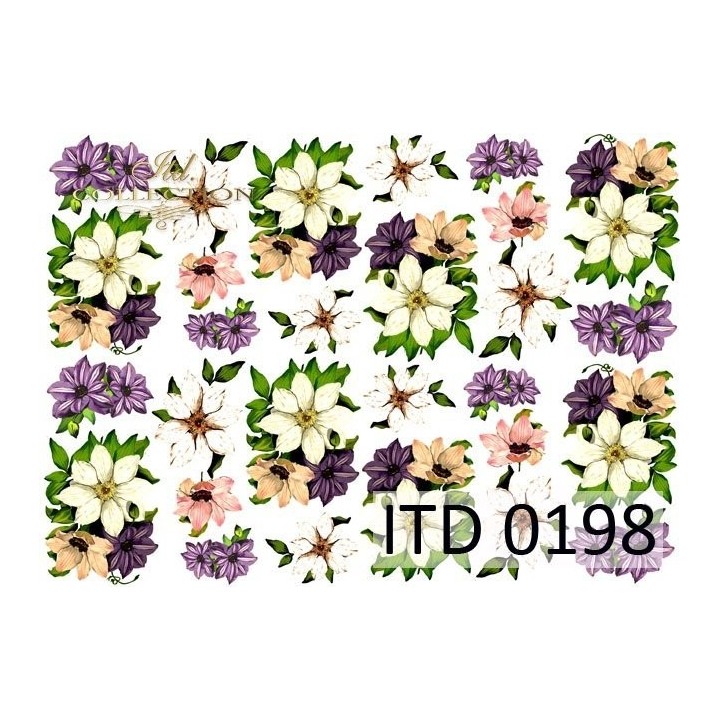 Decoupagepapier ITD D0198M