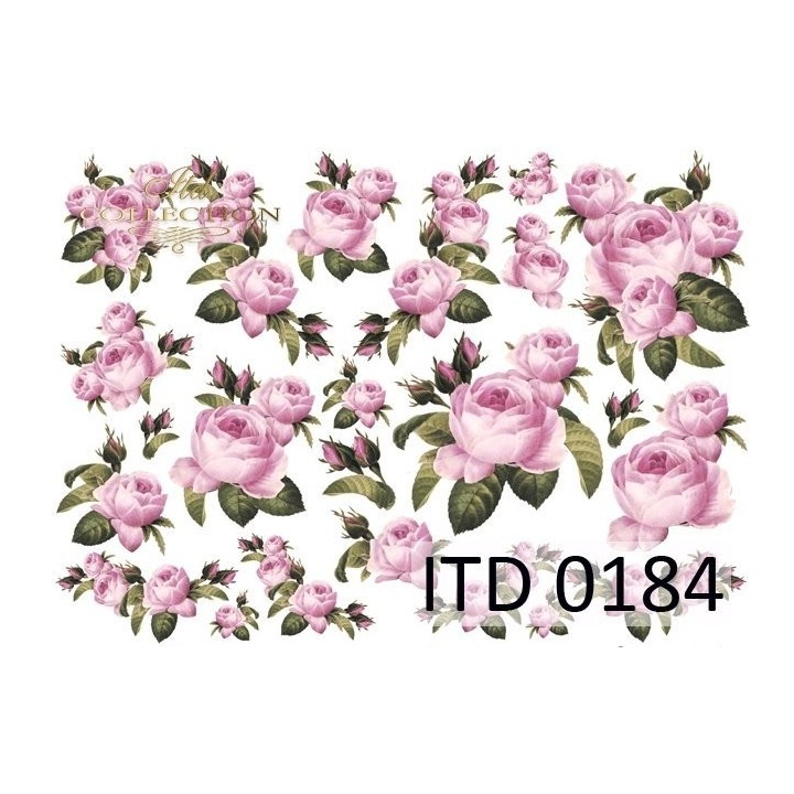 Decoupagepapier ITD D0184M