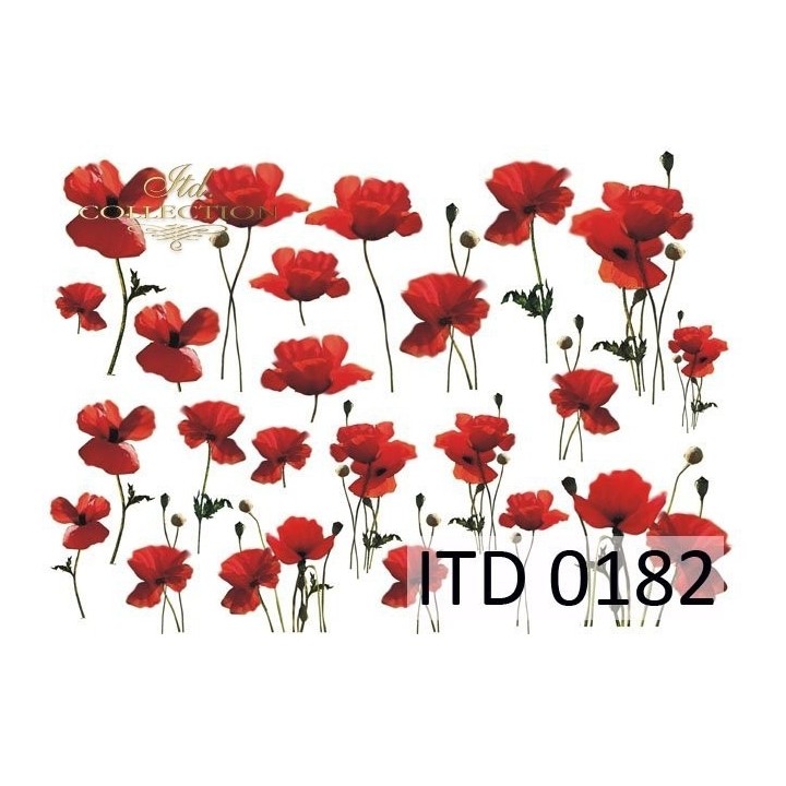 Decoupagepapier ITD D0182M