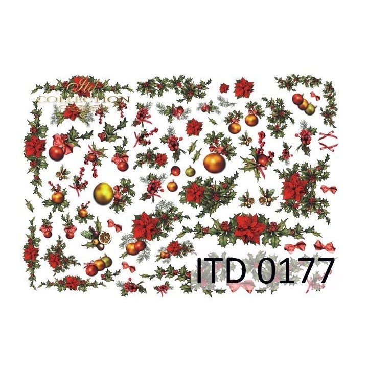 Decoupagepapier ITD D0177M