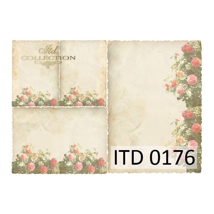 Decoupagepapier ITD D0176M