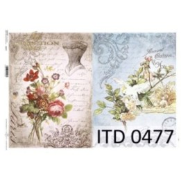 Decoupagepapier ITD D0477M