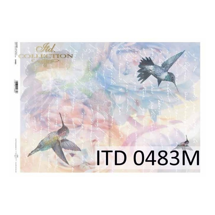 Decoupagepapier ITD D0483M