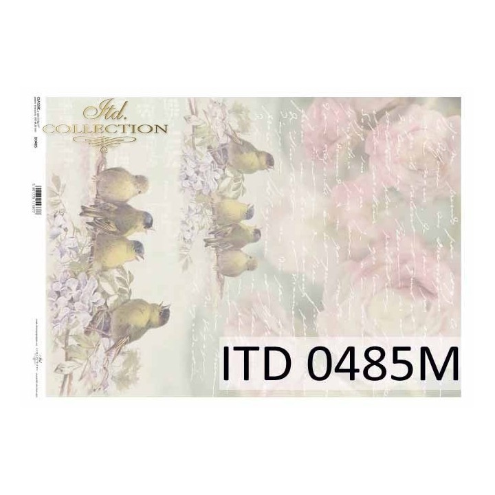 Decoupagepapier ITD D0485M