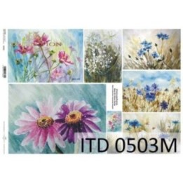 Decoupagepapier ITD D0503M