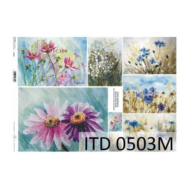 Decoupagepapier ITD D0503M
