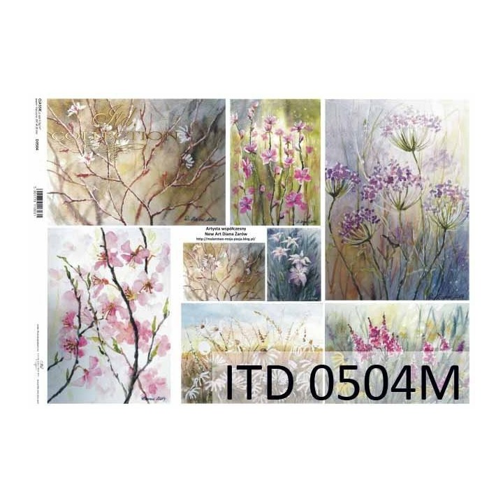 Decoupagepapier ITD D0504M