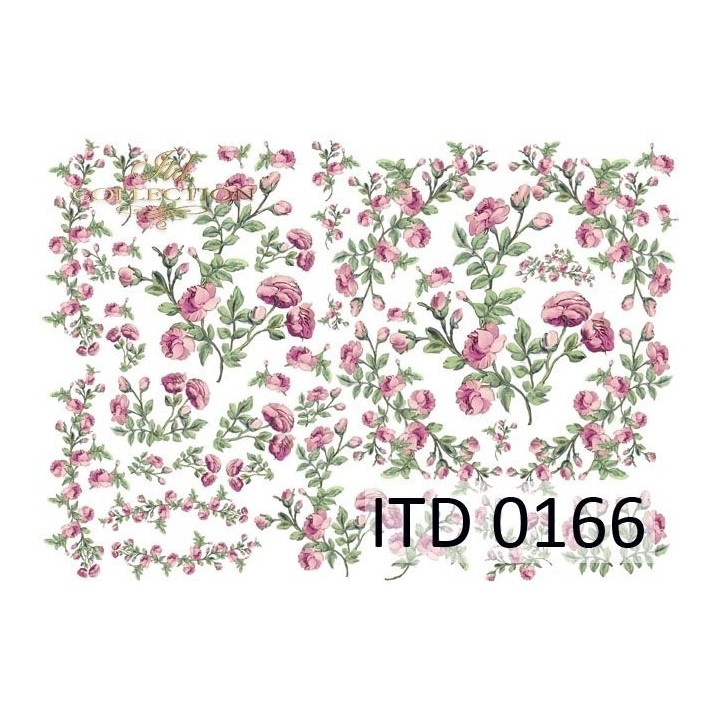 Decoupagepapier ITD D0166M