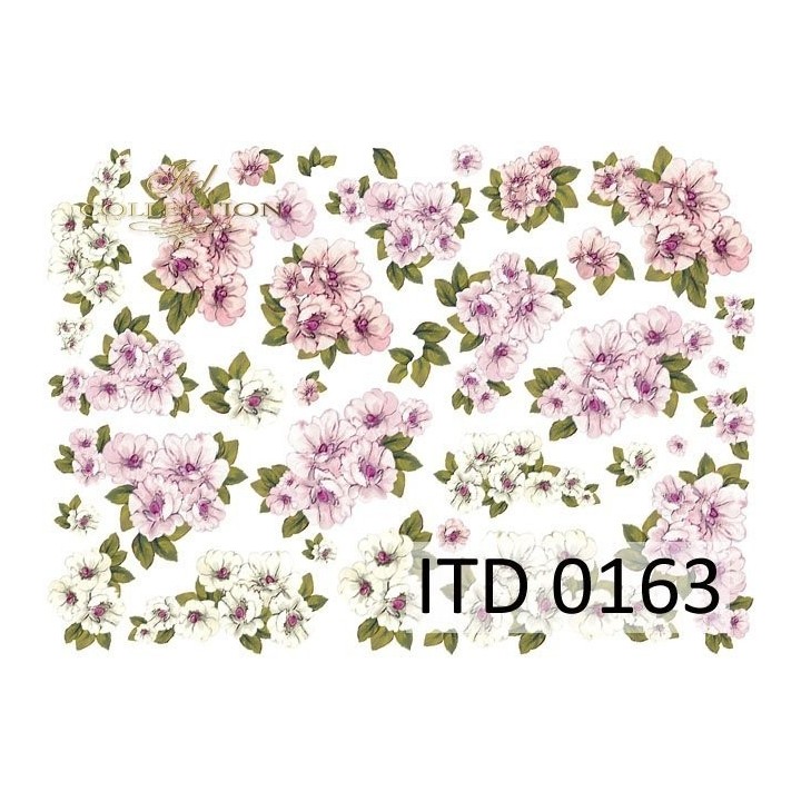 Decoupagepapier ITD D0163M