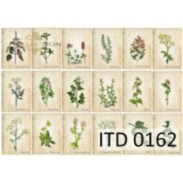 Decoupagepapier ITD D0162M