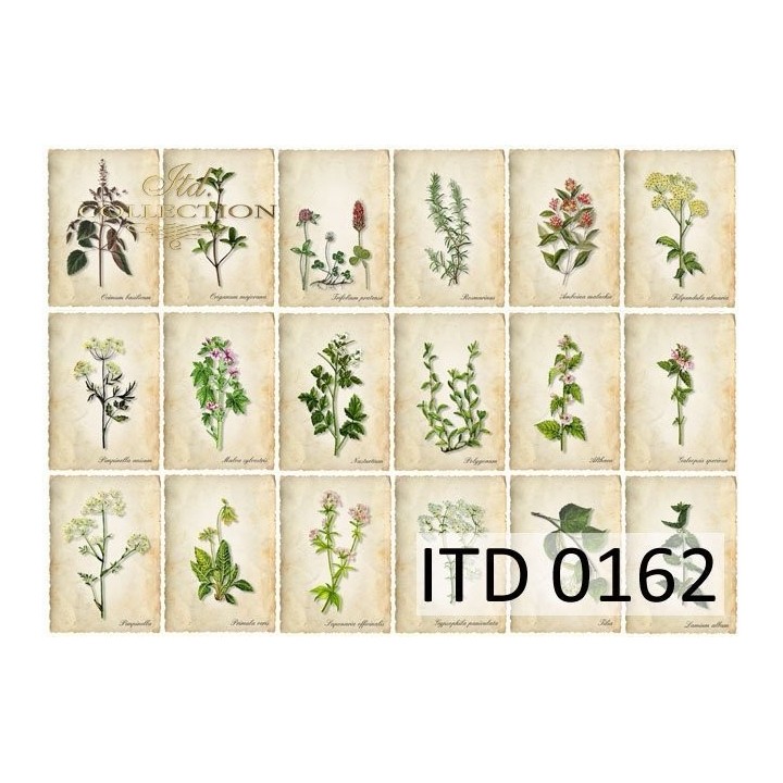 Decoupagepapier ITD D0162M