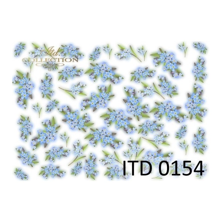 Decoupagepapier ITD D0154M