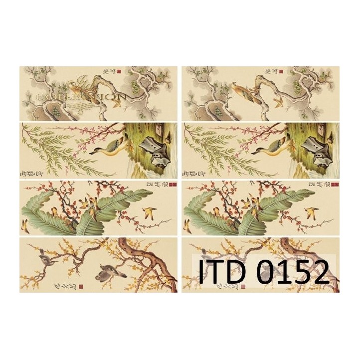 Decoupagepapier ITD D0152M