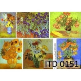 Decoupagepapier ITD D0151M