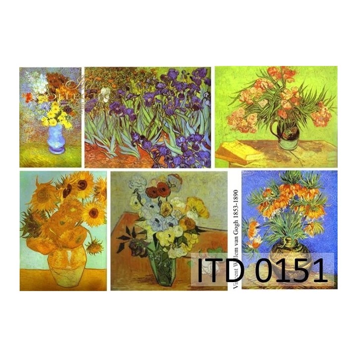 Decoupagepapier ITD D0151M