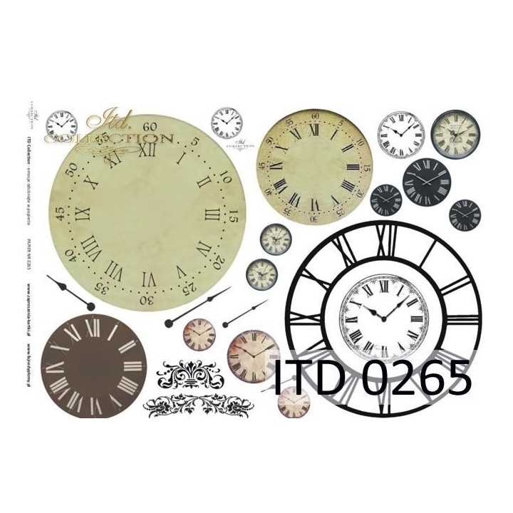 Decoupagepapier ITD D0265M