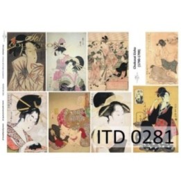 Decoupagepapier ITD D0281M