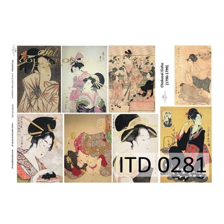 Decoupagepapier ITD D0281M