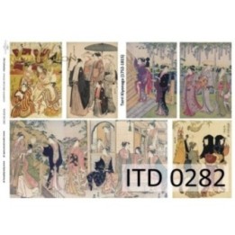 Decoupagepapier ITD D0282M