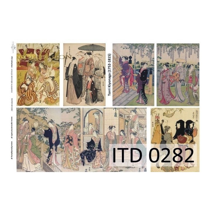 Decoupagepapier ITD D0282M