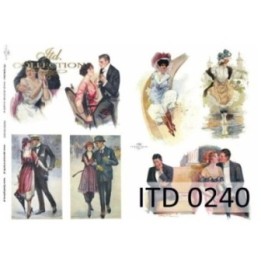 Decoupagepapier ITD D0240M