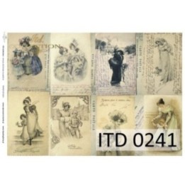 Decoupagepapier ITD D0241M