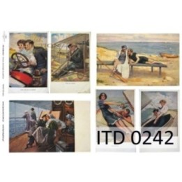 Decoupagepapier ITD D0242M